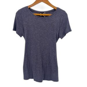 H by Bordeaux NWT Short Sleeve Ribbed Top w/ Attached Waist Tie Size MD